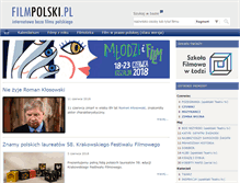 Tablet Screenshot of filmpolski.pl